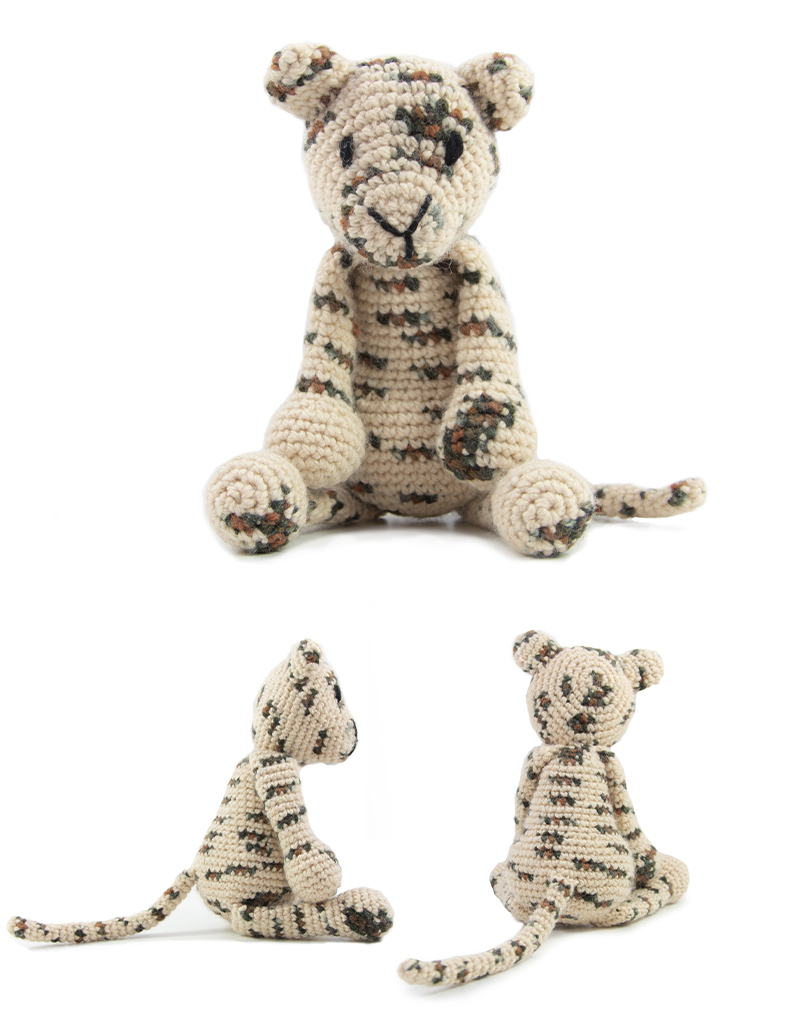 toft billy the hand-dyed jaguar amigurumi crochet animal